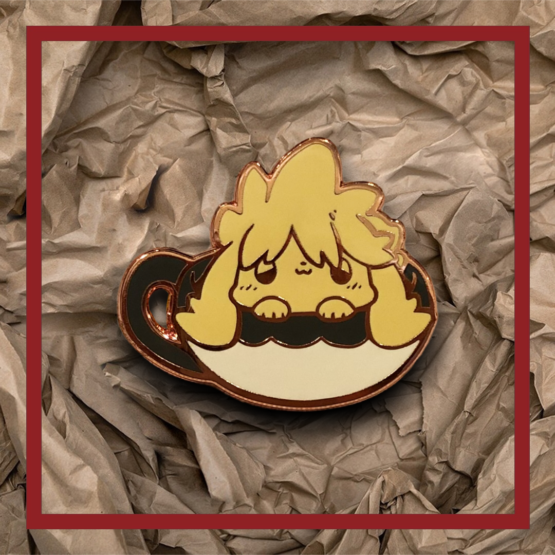 Enamel Pins -  Puppuccino (Flawed Only)