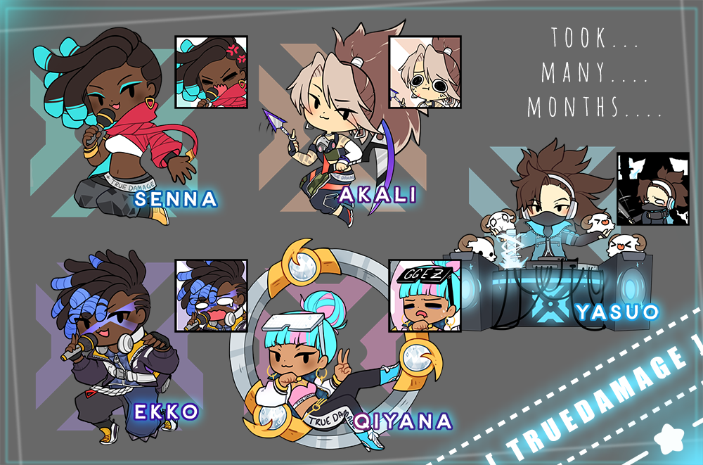 Acrylic Charms - True Damage