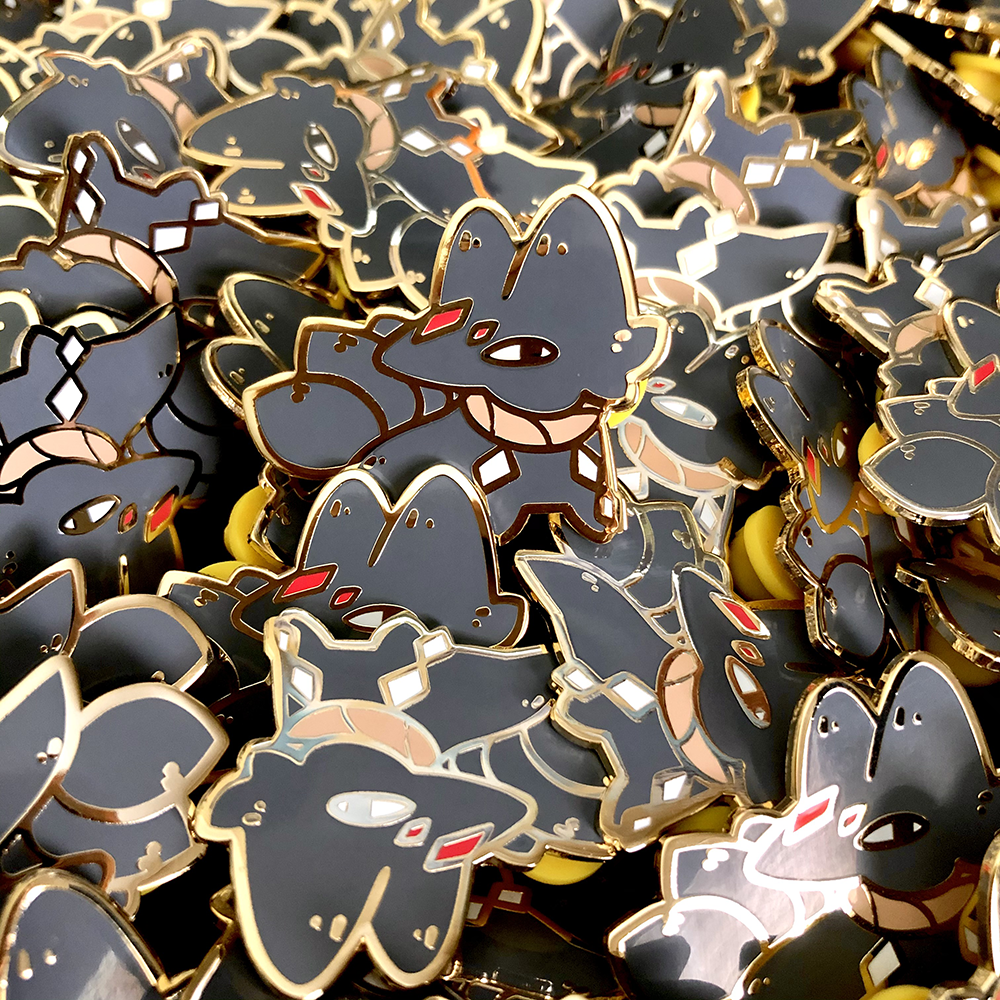 Enamel Pins -  Black Fox