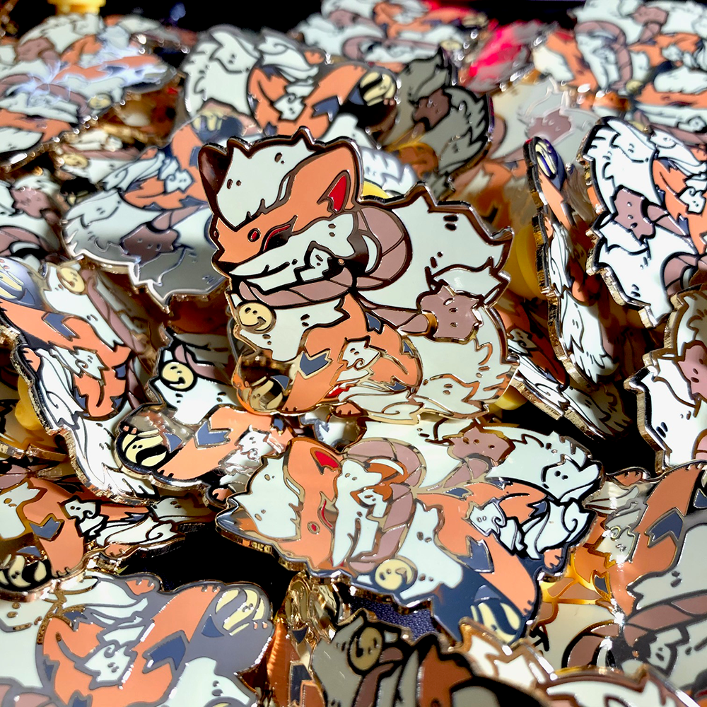 Enamel Pins - Shrine Arcanine