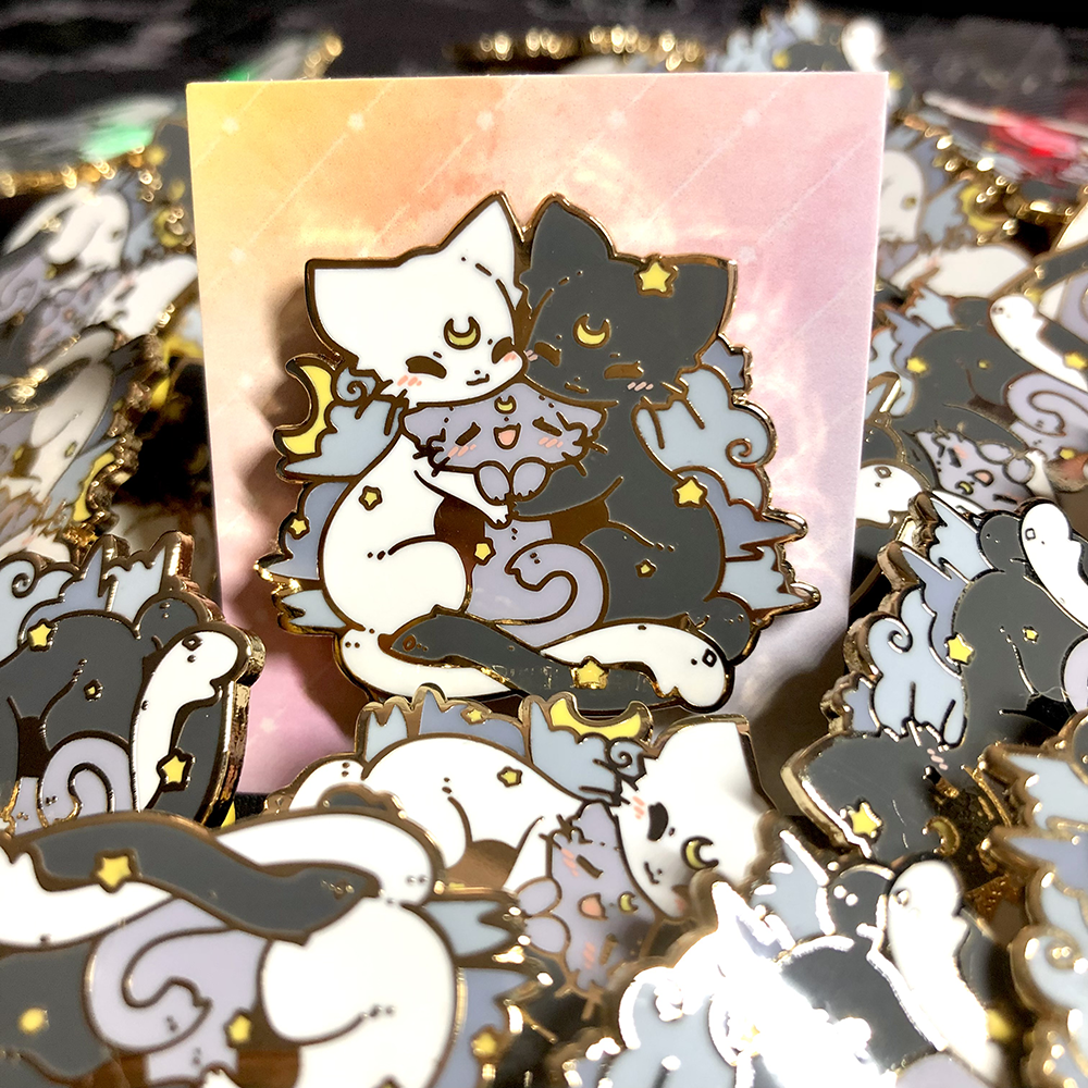 Enamel Pins - Artemis, Luna, and Diana