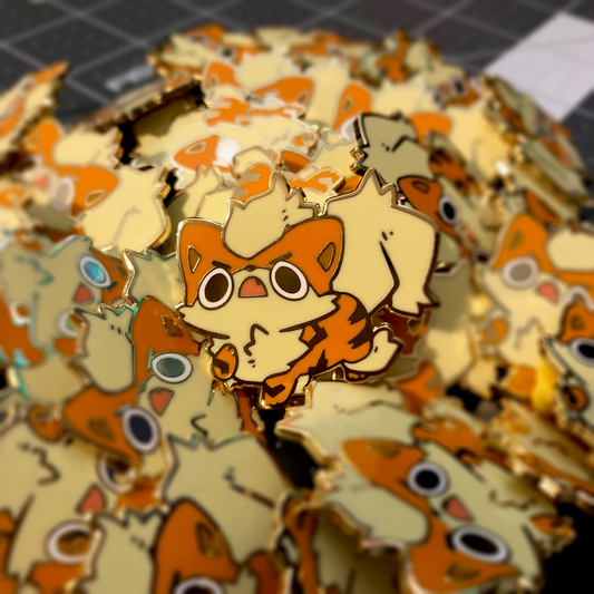 Enamel Pins -  Angry Arcanine