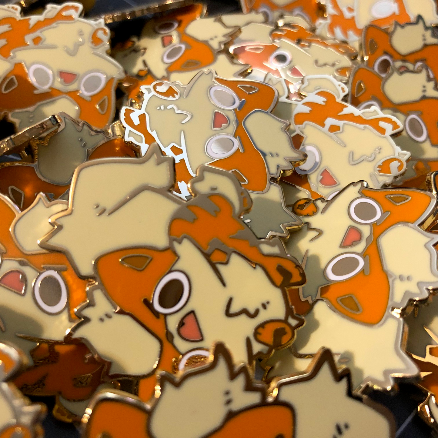 Enamel Pins - Angry Arcanine