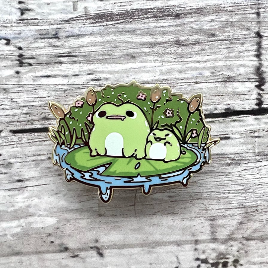 Enamel Pins - Frogs