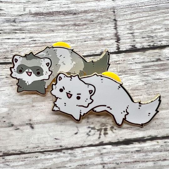Enamel Pins - Ferrets