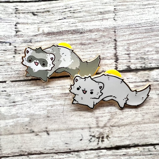 Enamel Pins - Ferrets