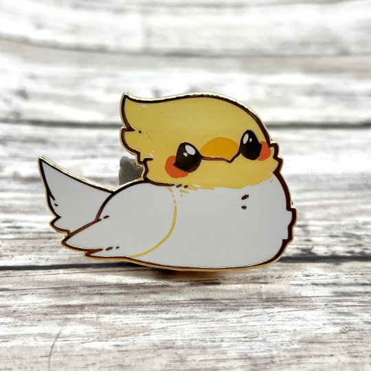 Enamel Pins - Cockatiels