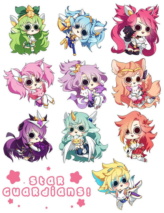 Acrylic Charms - Star Guardian Group 1 and 2