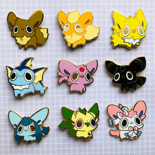Enamel Pins -  Eeveelution (Flawed only)