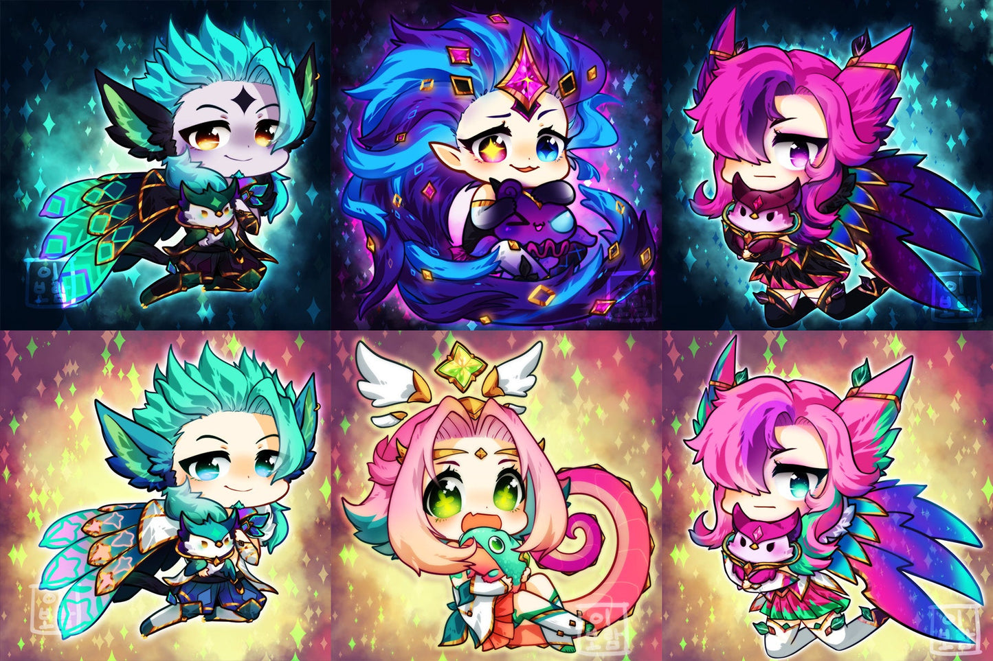 Acrylic Charms - Star Guardian Group 3