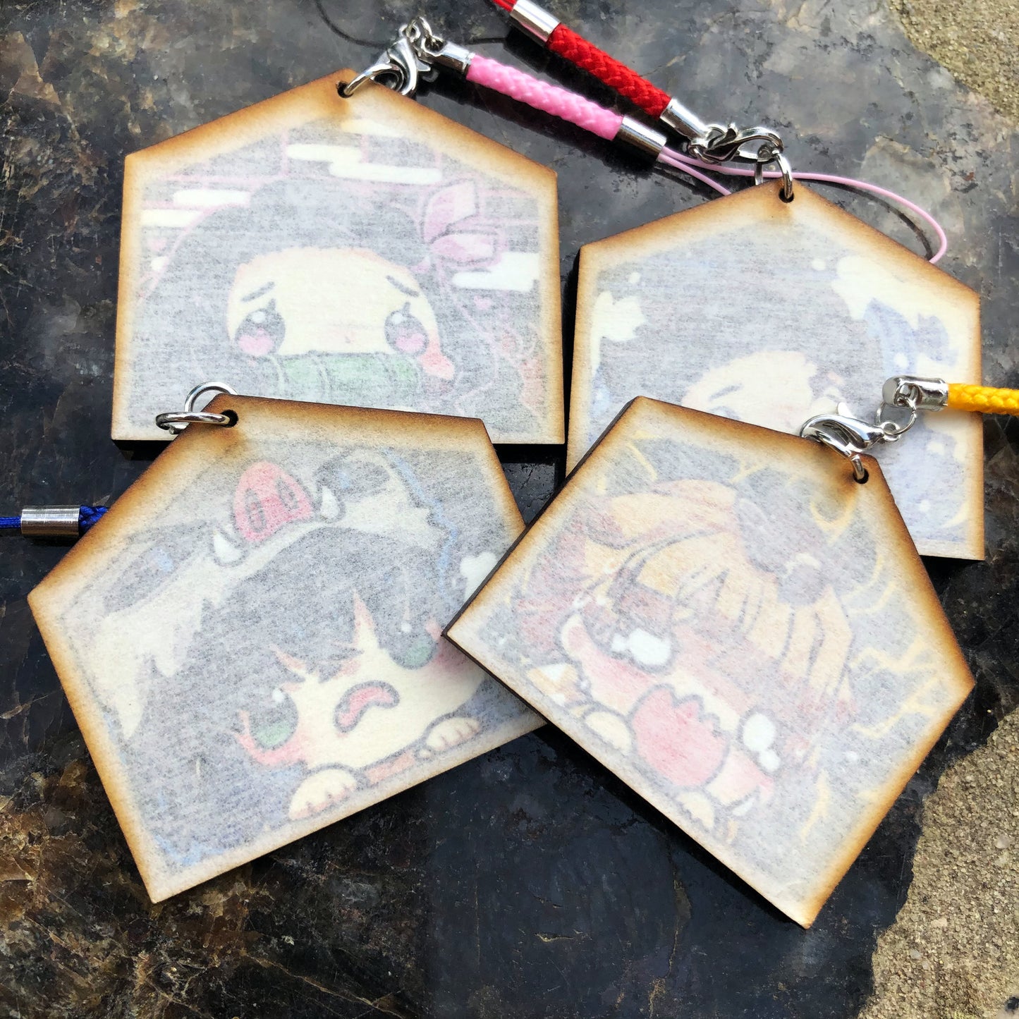 Wooden Charms - Demon Hunter