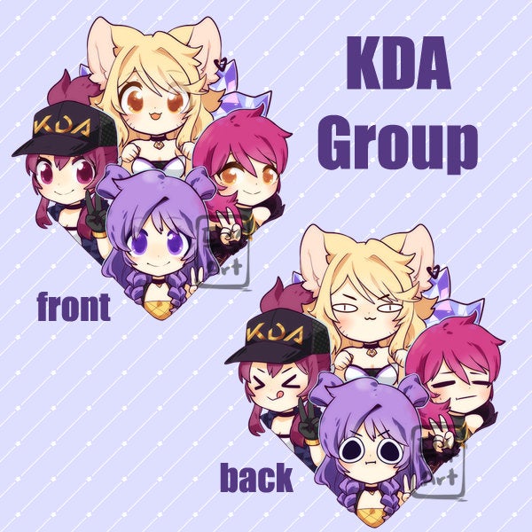 Acrylic Charms - KDA