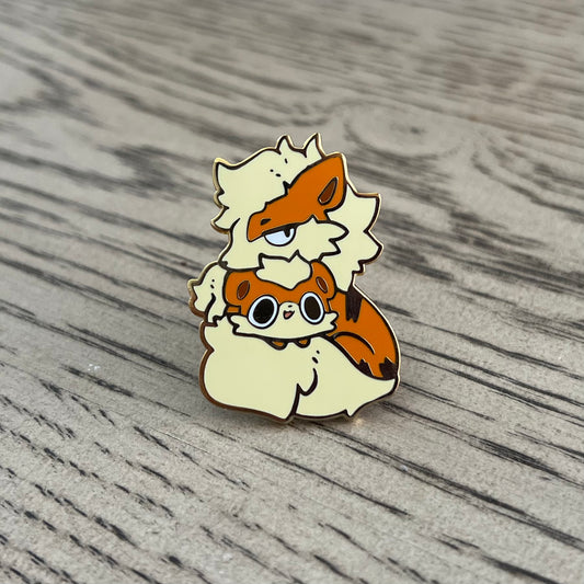 Enamel Pins -  Arcanine Parent