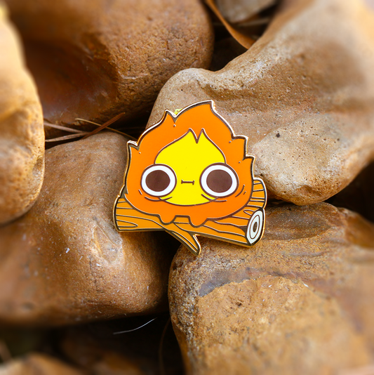 Enamel Pins - Calcifer