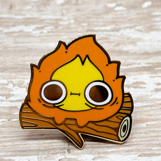 Enamel Pins - Calcifer