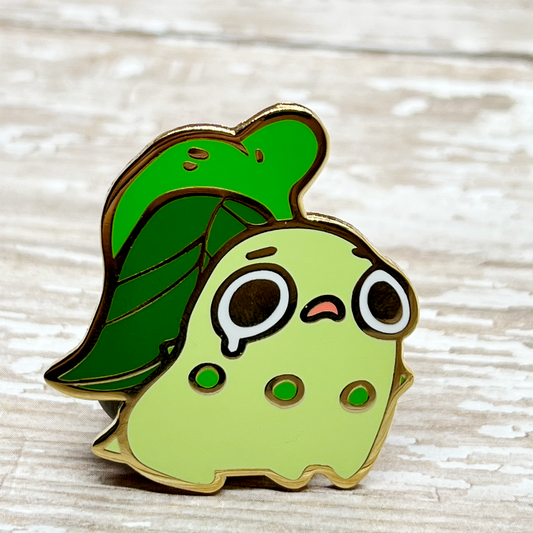 Enamel Pins -  Chikorita