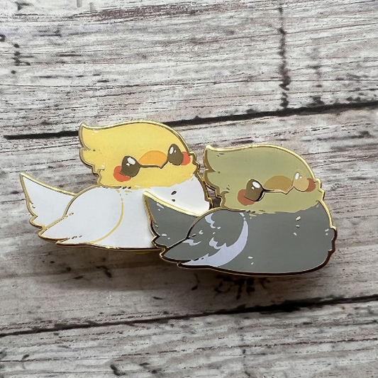 Enamel Pins -  Cockatiels