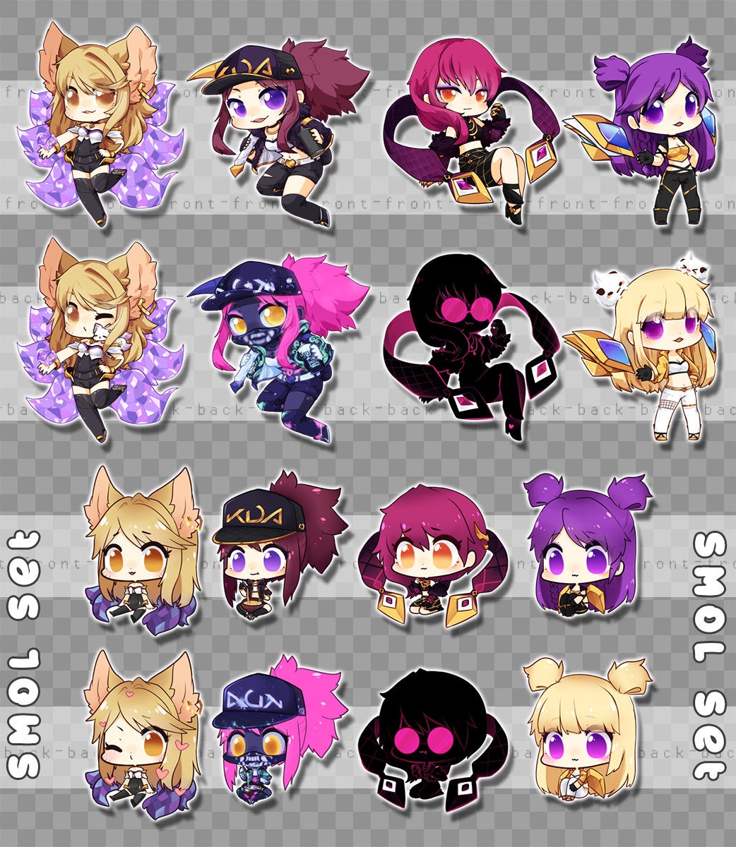 Acrylic Charms - KDA