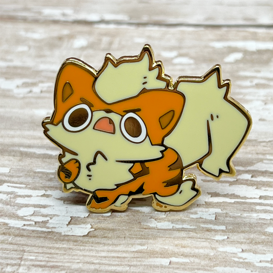 Enamel Pins -  Angry Arcanine